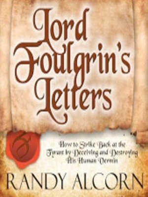 cover image of Lord Foulgrin's Letters